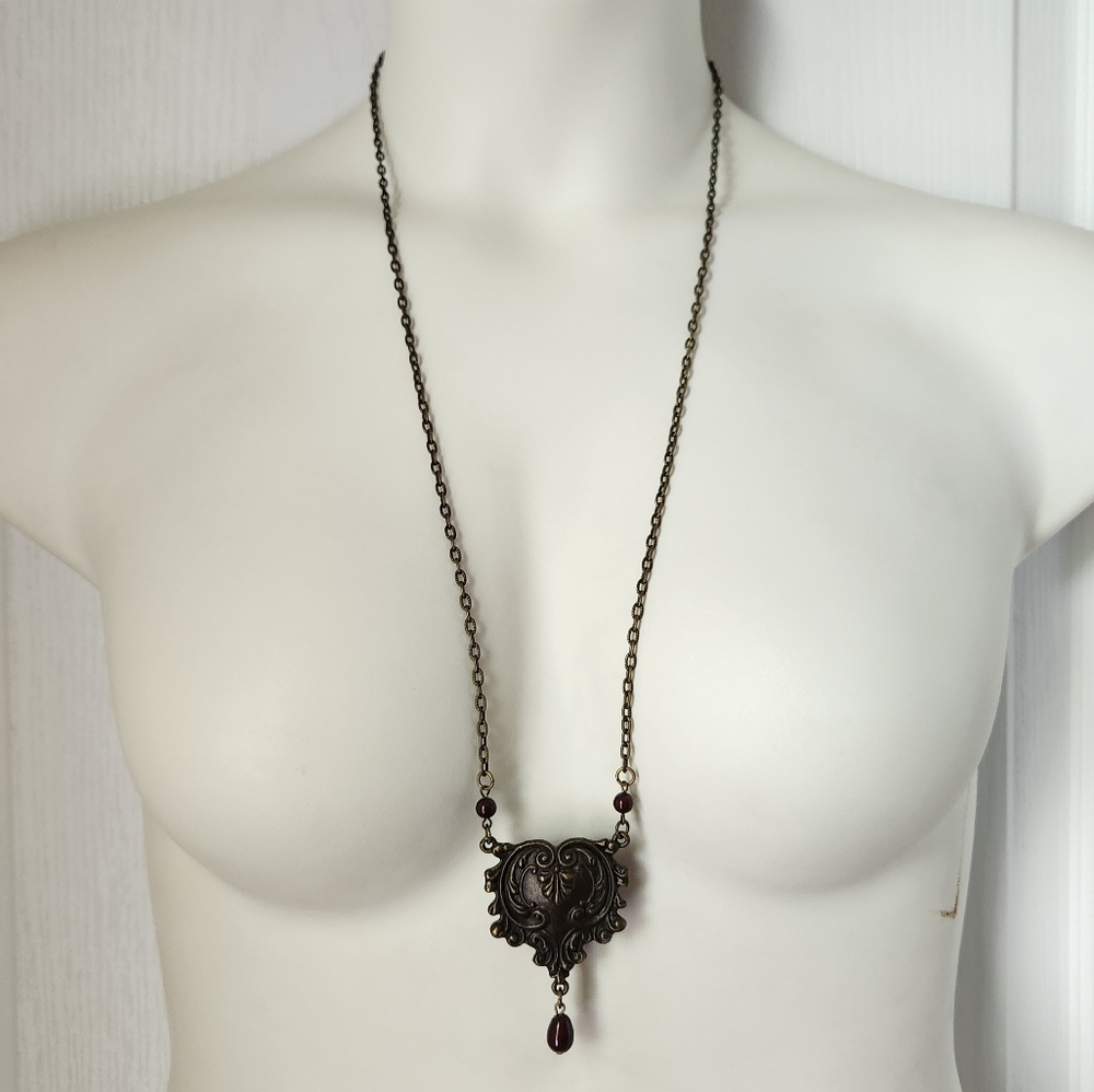 Handmade necklace glass beads